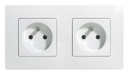 [8717266485] Niloe ramme FOR 2 enheder HVID