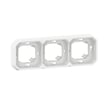[8717405495] PLEXO 55 IP55 montageramme for planforsænket 6 modul hvid