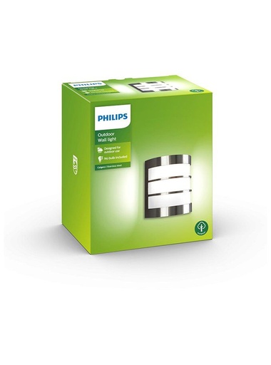 [SIG915006002801] Calgary wall lantern inox 1x60W 230V