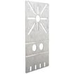 [8737038635] Montageplade Universal P31 60 Mm Galv