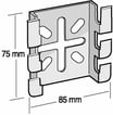 [8737930034] Montagebeslag C50 3 ben ZnMg