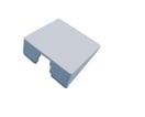 [8885101919] Afdækning CEKAT 1XRJ45 hvid