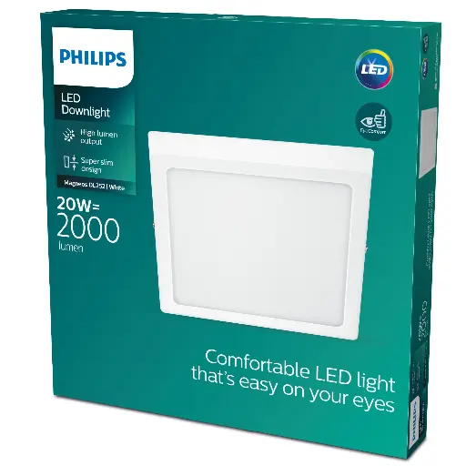 [SIG929002661631] MAGNEOS SF DL252 SQ 284 20W 27K WH 06