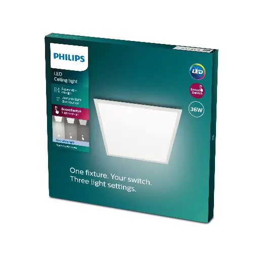 [SIG929002665701] Touch panel ceiling CL560 SS SQ 36W 40K W HV06