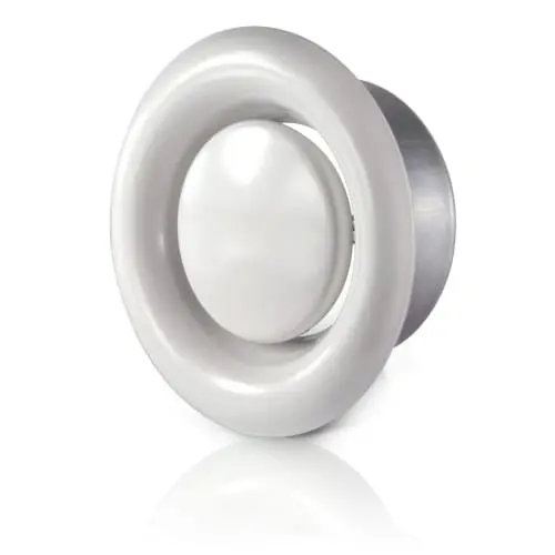[358325016] 160 mm Udsugningsventil med ramme ventilation KL