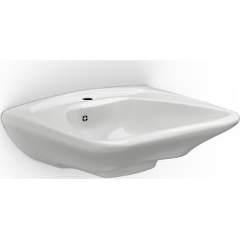 [636859100] Pressalit Matrix Curve ergonomisk håndvask, hvid