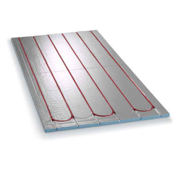 [339461007] Gulvvarmeplade i 16mm tykkelse med 5-7 mm spor. 6 spor pr.plade 