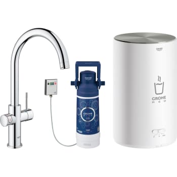 [706203804] Grohe Red Duo køkkenarmatur m/ C-tud & 3 liters kedel, krom