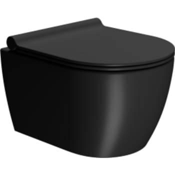[612959041] GSI Pura matsort kompakt vægtoilet 46x35cm med swirlflush skyl