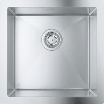 [681310610] GROHE K700 Rustfri stålvask, under/planlimet/nedfældet 464x464mm
