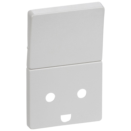 [1017040117] Fuga Tangent stikkontakt med jord lysegrå