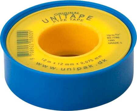 [271401012] Unipak Unitape gevindtape, 12 x 0,075 mm, 12 m rulle