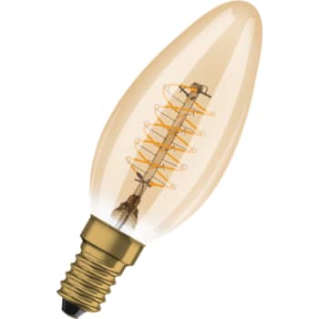 [5657057566] LEDVANCE Vintage 1906 LED kerte guld spiral filament ultra tynd 250lm 3,4W/822 (25W) E14 dæmpbar
