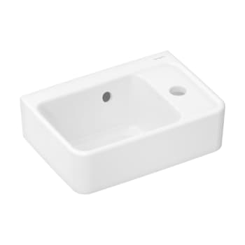 [622508200] hansgrohe Xanuia Q Håndvask 360x250 mm med hanehul og overløb