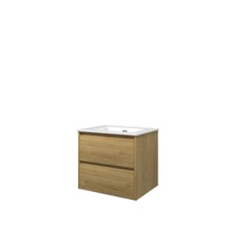 [786050227] Sanibell Proline møbelsæt 61x46,8cm ideal eg, 2 softclose skuffer