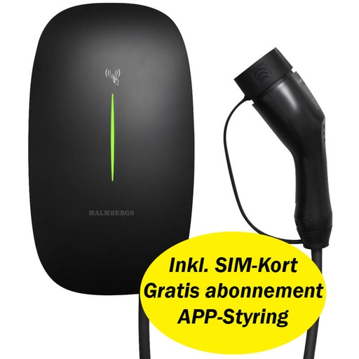 [9919067] Evon - All in One Ladestation 11kW m. WIFI/4G med SIM-kort 5 Meter