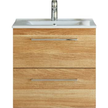 [780939239] Dansani 61 cm møbelpk. Mido 2 skuffer. vask AMBER, varm eg
