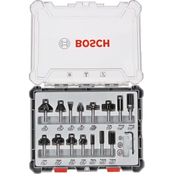 [881406102] Bosch fræserjern, sæt med 15 stk. ass. str.
