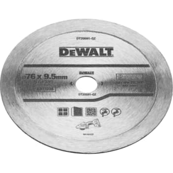 [881350031] DEWALT diamantskæreskive til fliser, Ø76/10 mm 