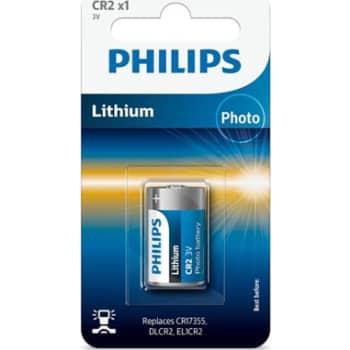[881081353] PHILIPS Lithium knapcellebatteri, CR2, 1 stk.