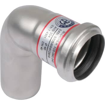 [160201040] Ø 40 mm x 87,5° Bøjning rustfri AISI304/EN1.4301 BLÜCHER