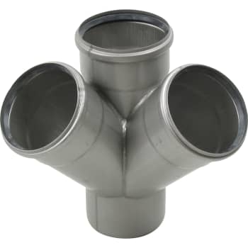 [160236410] 110 x 110 mm x 45° Grenrør dobbelt syrefast AISI316L BLÜCHER