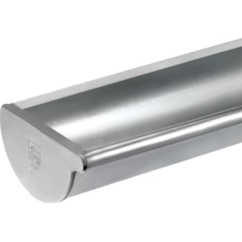[276739701] VMZINC endebund til limning, halvrund, venstre, 0,70 x 280 mm