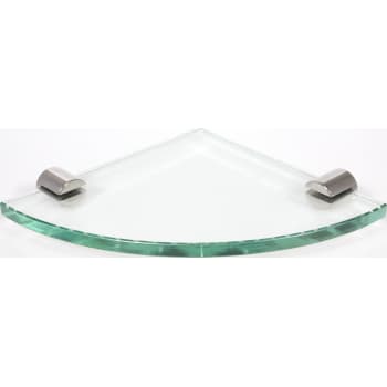 [772634516] Frost Nova hjørnehylde 170x170mm m/børstet beslag
