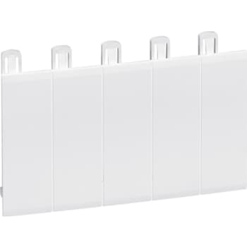 [3916200784] Afdækning for gruppetavle 5 modul, hvid