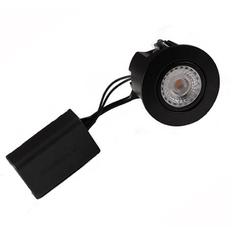 [023102] DIOSPOT OPTI rund sort + Diolux R5d 930 450lm 38°