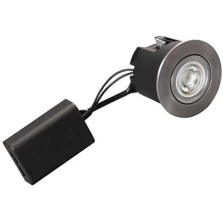 [027102] DIOSPOT OPTI OUT rund stål + Diolux E6 927 345lm