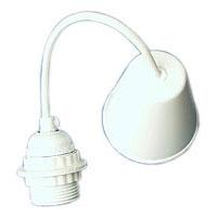 [153604] Pendelophæng hvid 1,5m E27 kronefatning