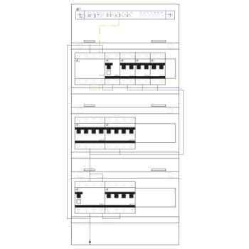 [3916400568] Boligtavle LLK3 T01.3030 med transient T2/20, hvid