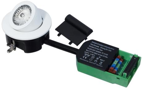 [322030] EASY 2-USE  38 NOSE MAT HVID - INCL. LED 830