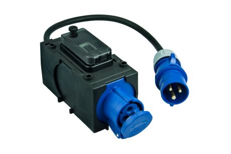 [354242] Måler m/kabel 2xCEE 16A 3P 230V til camping og båd