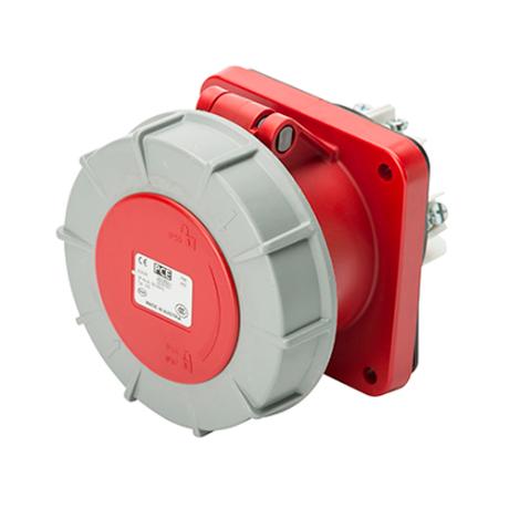 [354442] CEE Flangestikdåse 63A 3P+N+J 400V lige