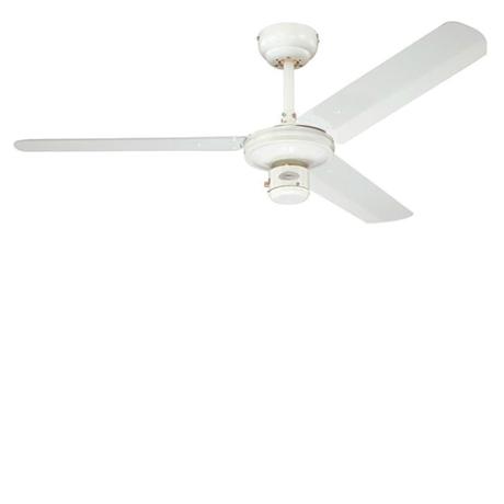 [366010] Loftvent. Industrial hvid Ø122cm 3 speed m/snor