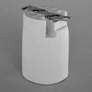 [372600] Porcelænsfatning E40 f/bund montering