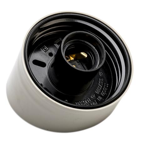 [373512] Armatur skrå grå Ø95 mm IP40