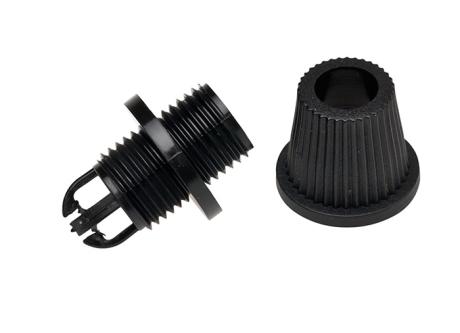 [373642] Klemmenippel udv. gevind M10 Sort