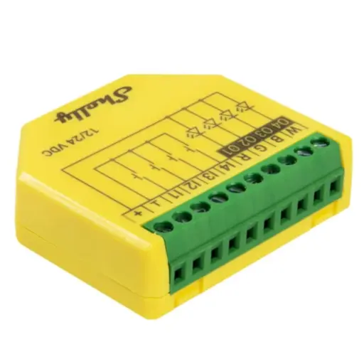 [382006] Shelly Plus RGBW PM - WiFI 12/24V styring