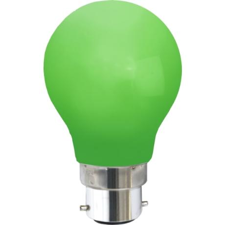 [444751] Grøn udendørs Ø55 IP20 LED B22 1W 360°