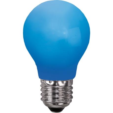 [444763] Blå udendørs Ø55 IP20 LED E27 1W 360°