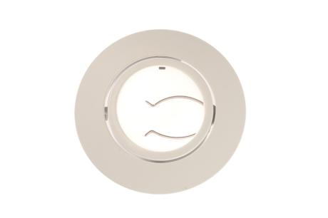 [452050] DIOSPOT OPTI OUTDOOR rund frontring hvid