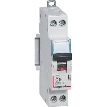 [3922205838] DX3 MCB automatsikring C16 1pol+nul 2M 10000/10KA