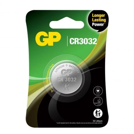 [505125] GP Lithium knap batt. CR 3032 - C1 1 stk.