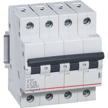 [3922400329] RX3 MCB automatsikring C13 4pol 4M 6000A