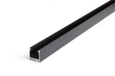 [510874] DIOFLEX Alu profil LINEA20 EF/TY 1m sort