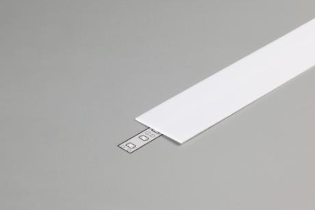 [511026] DIOFLEX afdækning G slide opal f/alu profil 1m