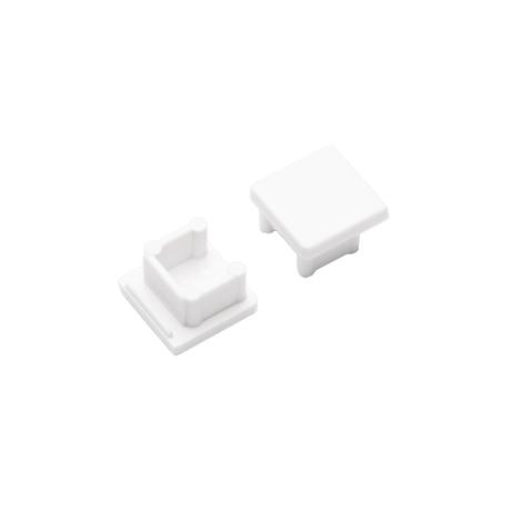 [511073] DIOFLEX endestykke SMART10 hvid 2 stk
